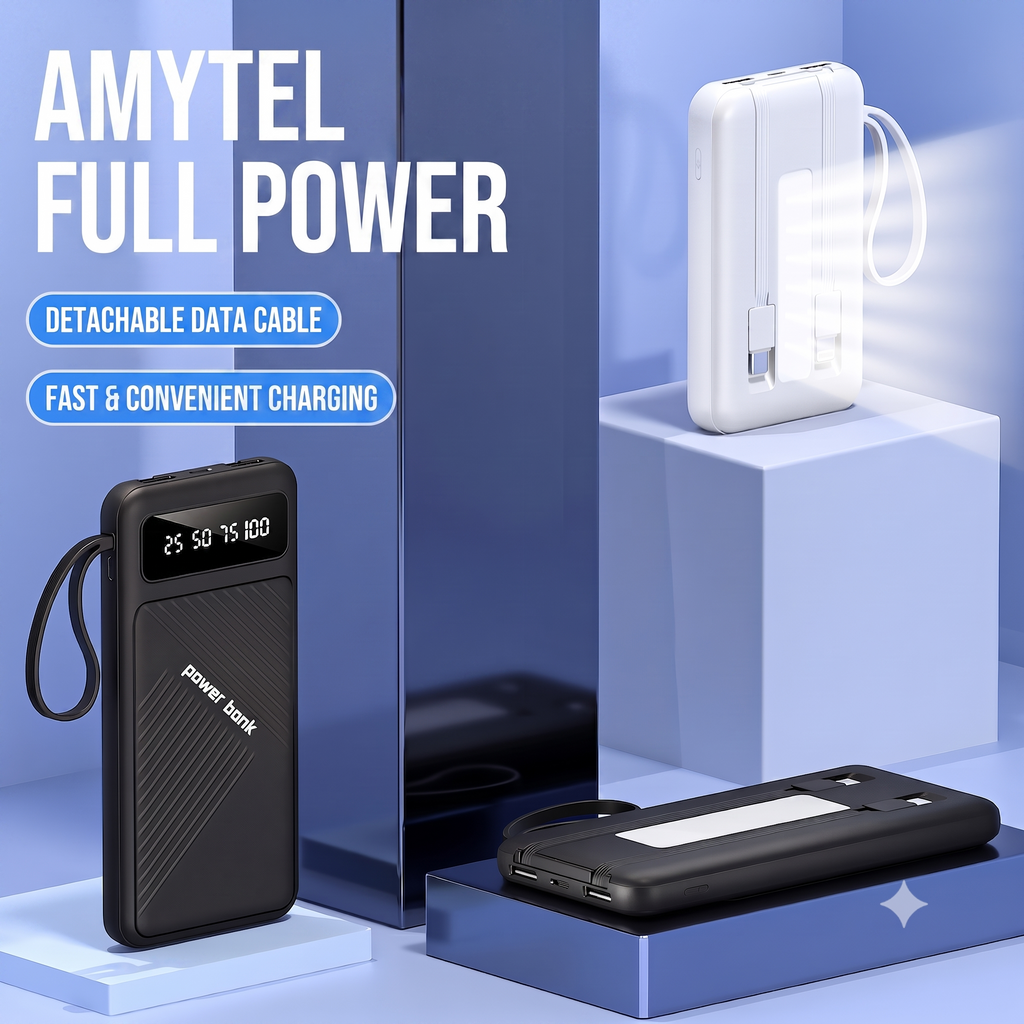10000 mAh 18 W Compact Pocket Size Power Bank (Black, Lithium-ion, Power Delivery 2.0, Quick Charge 2.0, Power Delivery 3.0, Quick Charge 3.0 for Trimmer, Smartwatch, Smartband, Mobile, Speaker)