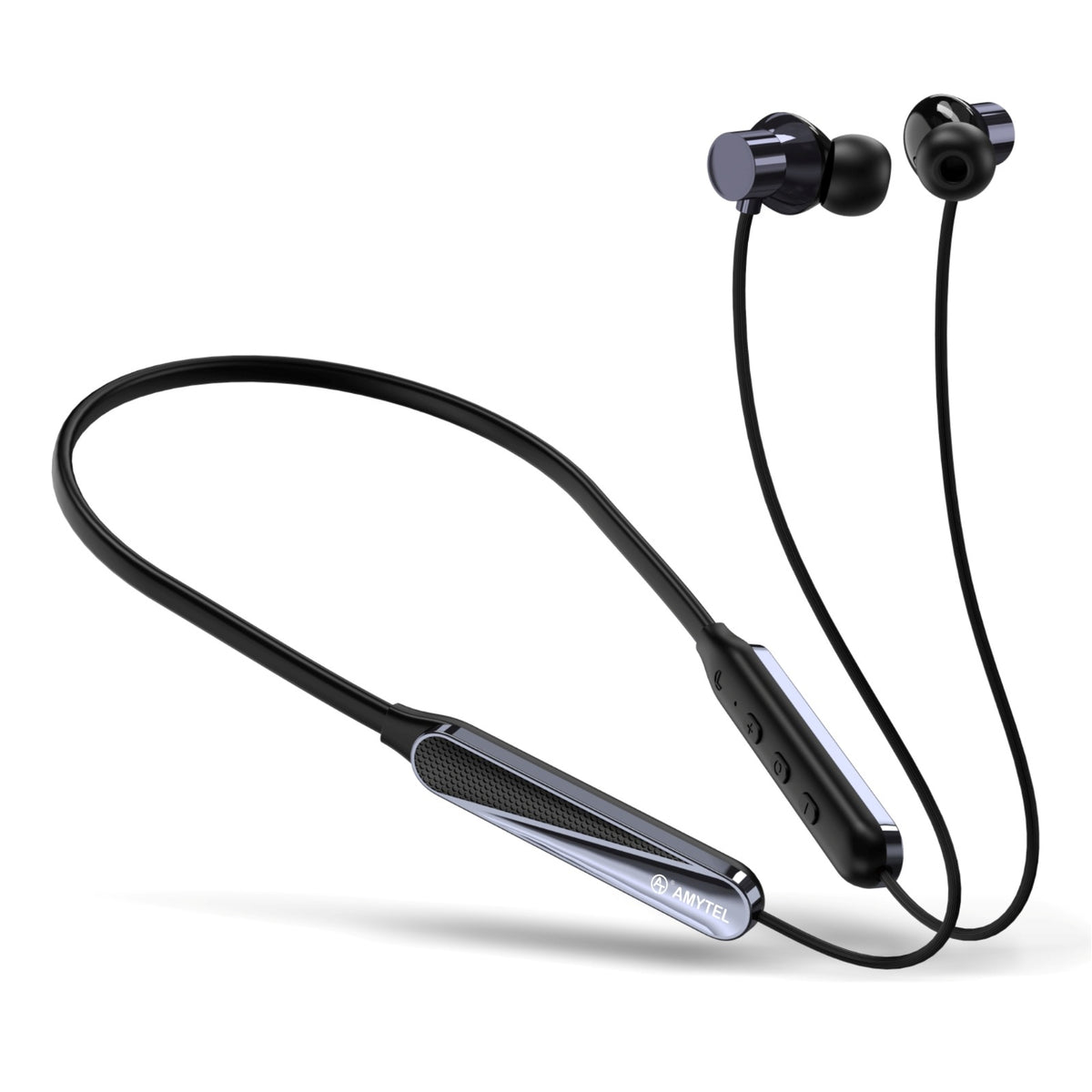 AMYTEL NECKBAND_BLK Bluetooth Headset ( In the Ear)