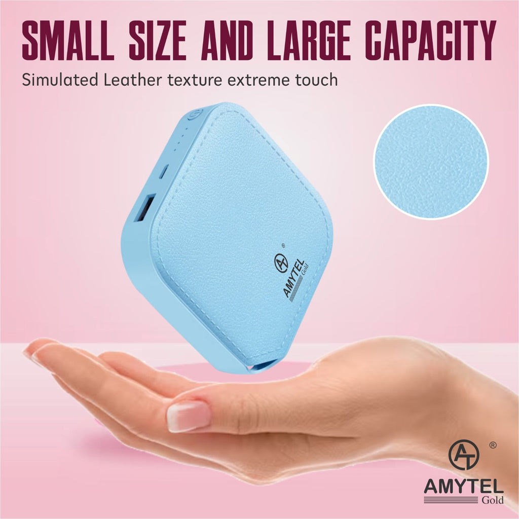 AMYTEL 8000mAh Mini Power Bank (5 W, Power Delivery 2.0,Quick Charge 3.0)