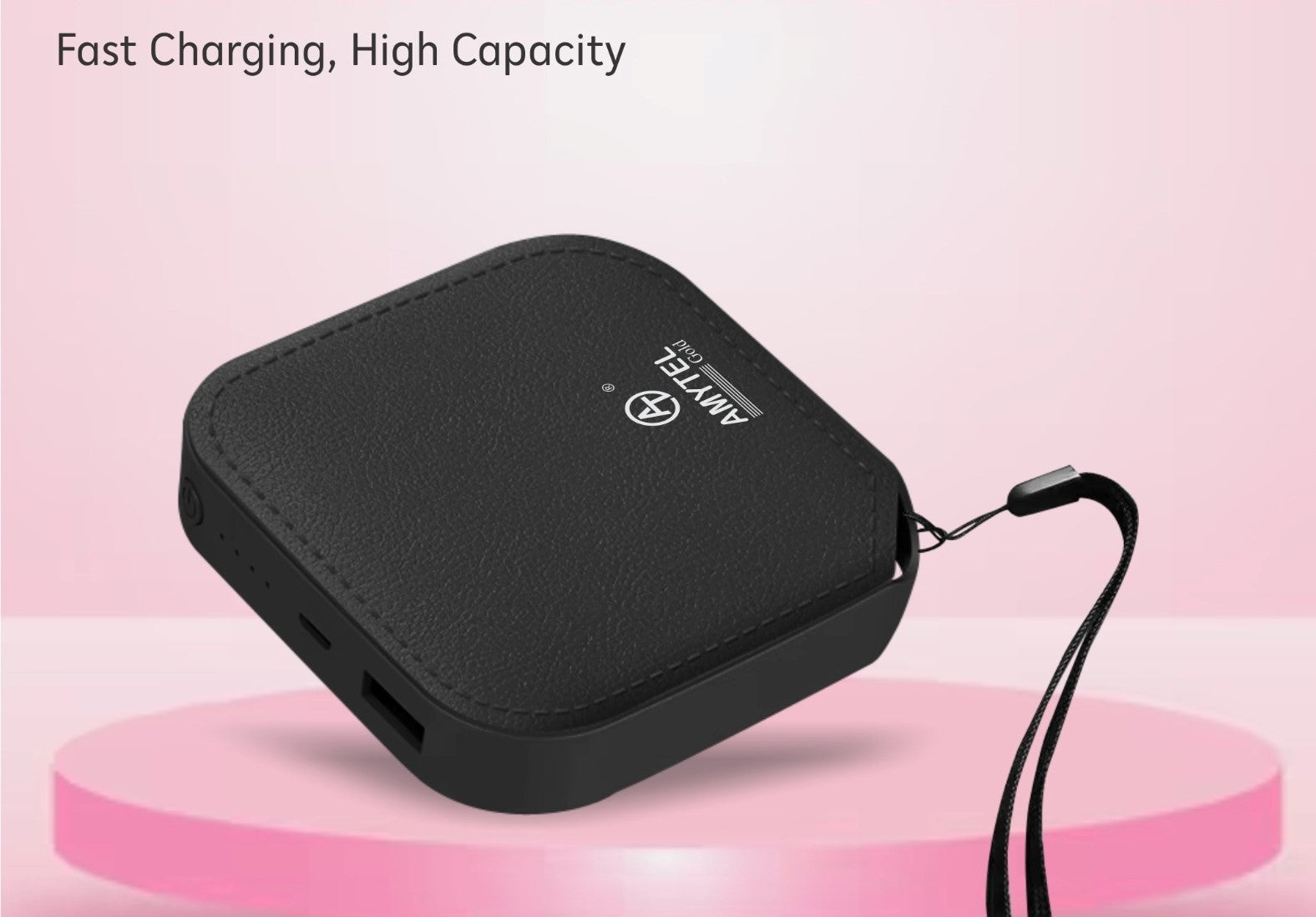 AMYTEL 8000mAh Mini Power Bank (5 W, Power Delivery 2.0,Quick Charge 3.0)