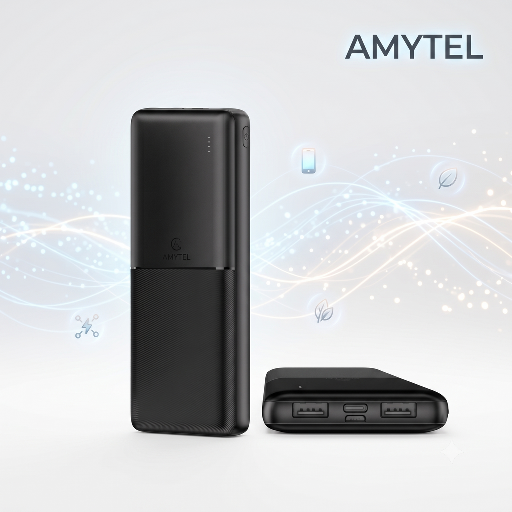 10000 mAh 22 W Compact Power Bank (Black, Lithium Polymer, Power Delivery 2.0, Power Delivery 3.0, Quick Charge 2.0, Quick Charge 3.0 for Mobile, Smartwatch, Speaker, Trimmer, Tablet)