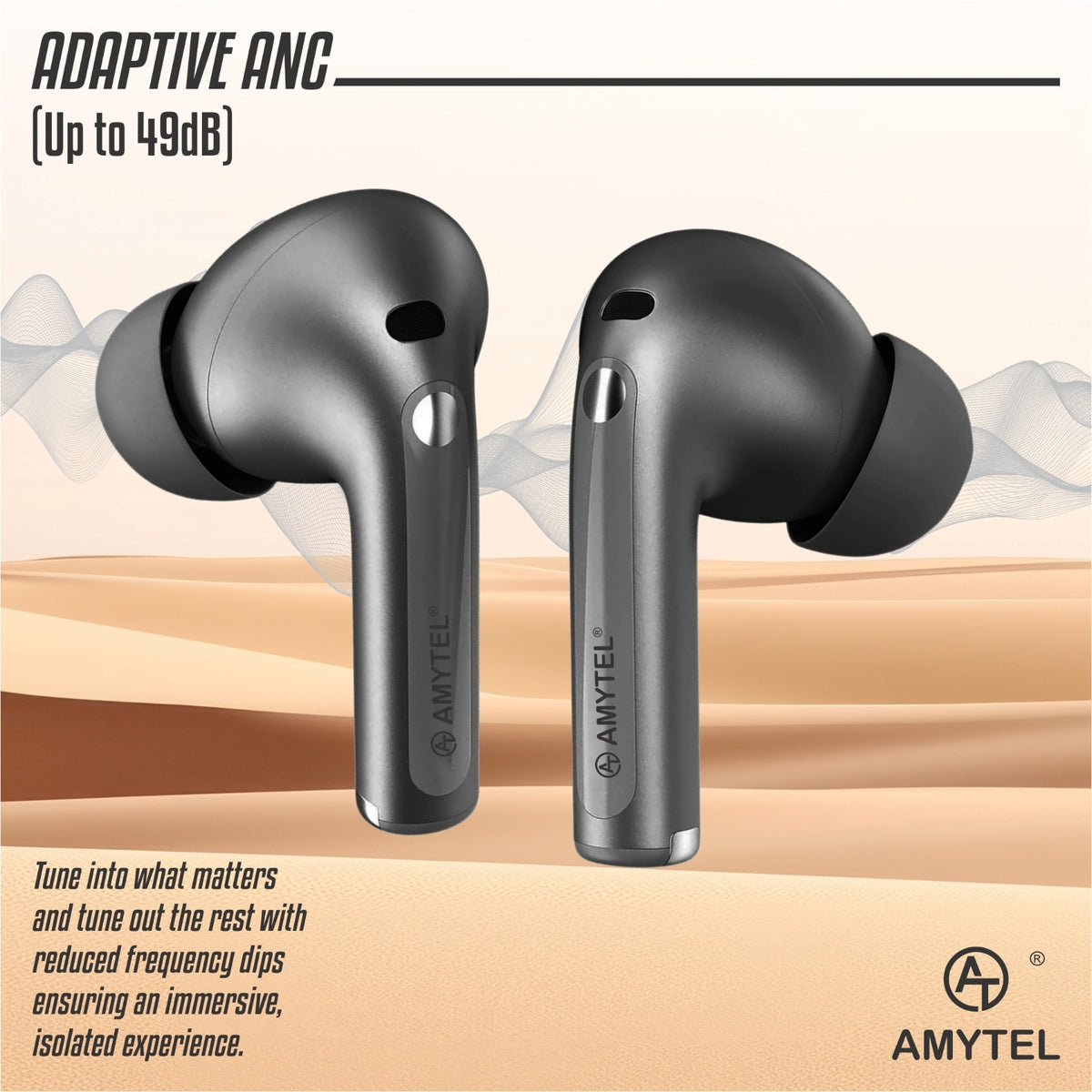AMYTEL TWS (NOISE CANCELATION )
