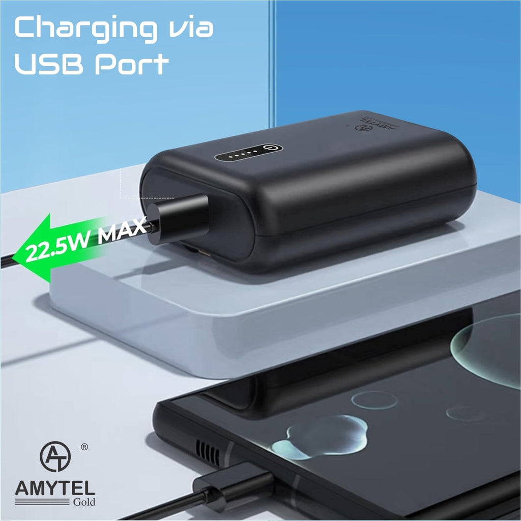 AMYTEL 10000 mAh 25 W Nano Pocket Size Fast Charging  Power Bank