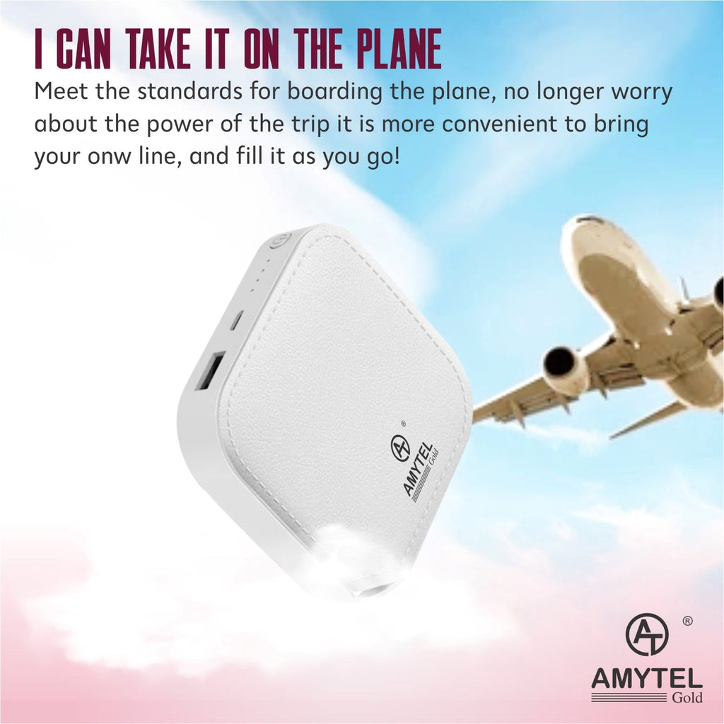 AMYTEL 8000mAh Mini Power Bank (5 W, Power Delivery 2.0,Quick Charge 3.0)