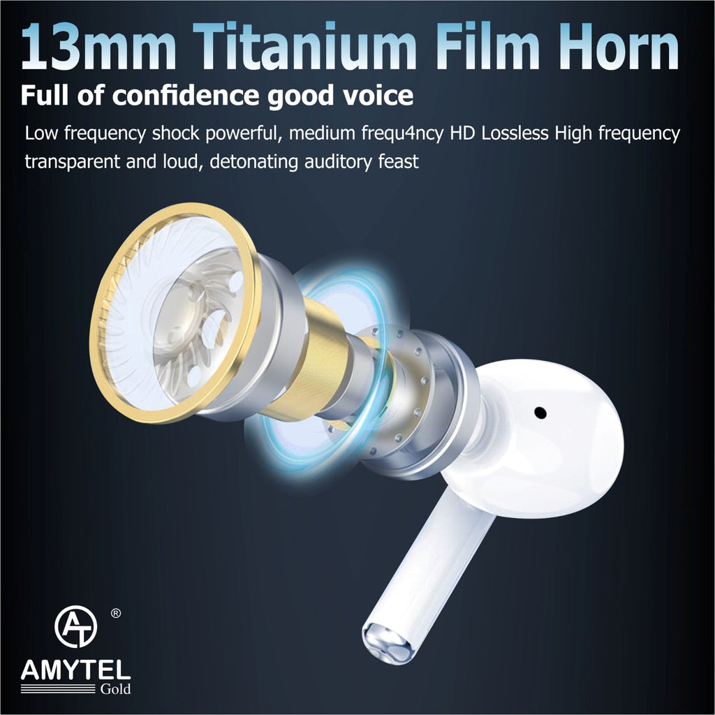 AMYTEL BLUETOOTH WHITE PRO2 TWS
