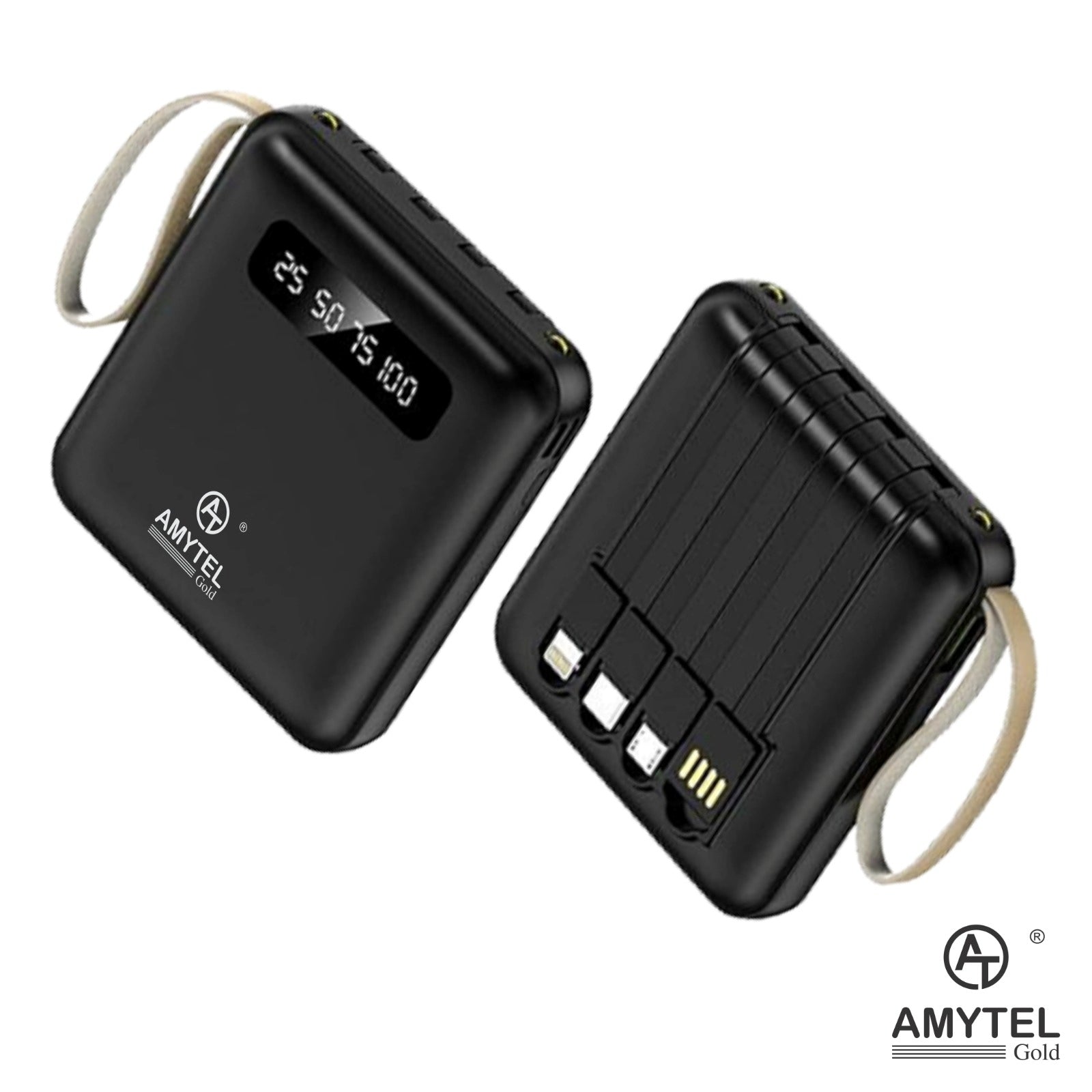 AMYTEL 10000 mAh Power Bank (18 W, Power Delivery 2.0, Power Delivery 3.0, Quick Charge 2.0, Quick Charge 3.0) (BLACK, Lithium-ion)