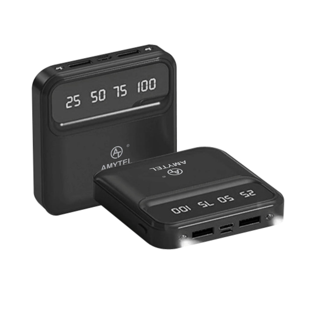 AMYTEL 10000 mAh Power Bank (15 W, Fast Charging, Power Delivery 2.0, Power Delivery 3.0, Quick Charge 2.0, Quick Charge 3.0)