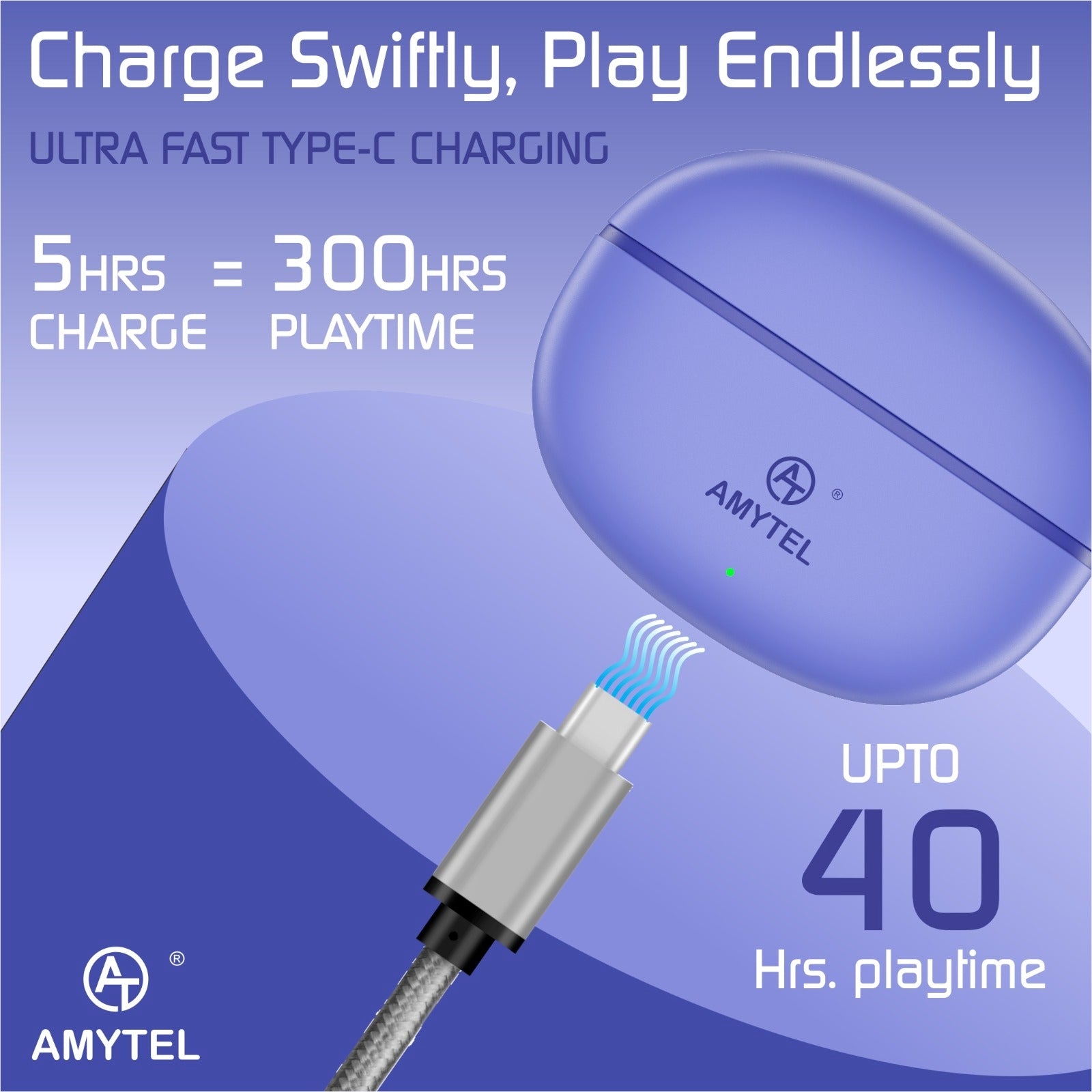 AMYTEL -Ellipse/TWS-FK102 Bluetooth Headset (True Wireless)