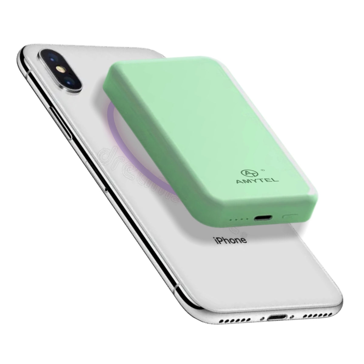 AMYTEL 10000 mAh 25 W Wireless With MagSafe Compact Pocket Size Power Bank