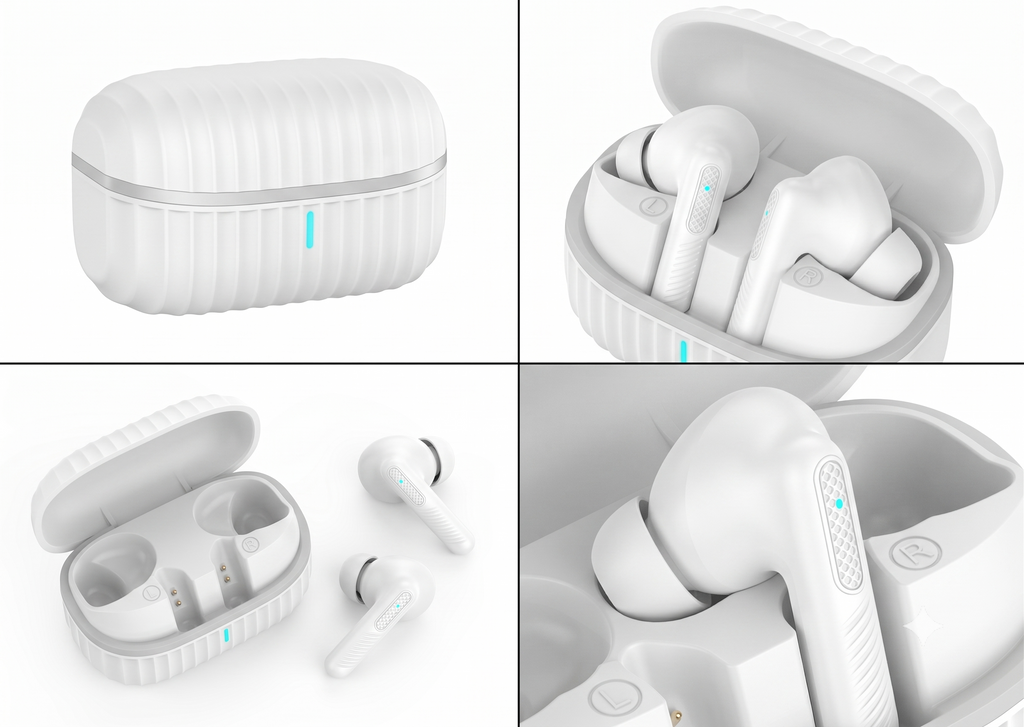 AMYTEL ZIGZAG  EARBUDS  ( WITH NOISE CANCELATION )
