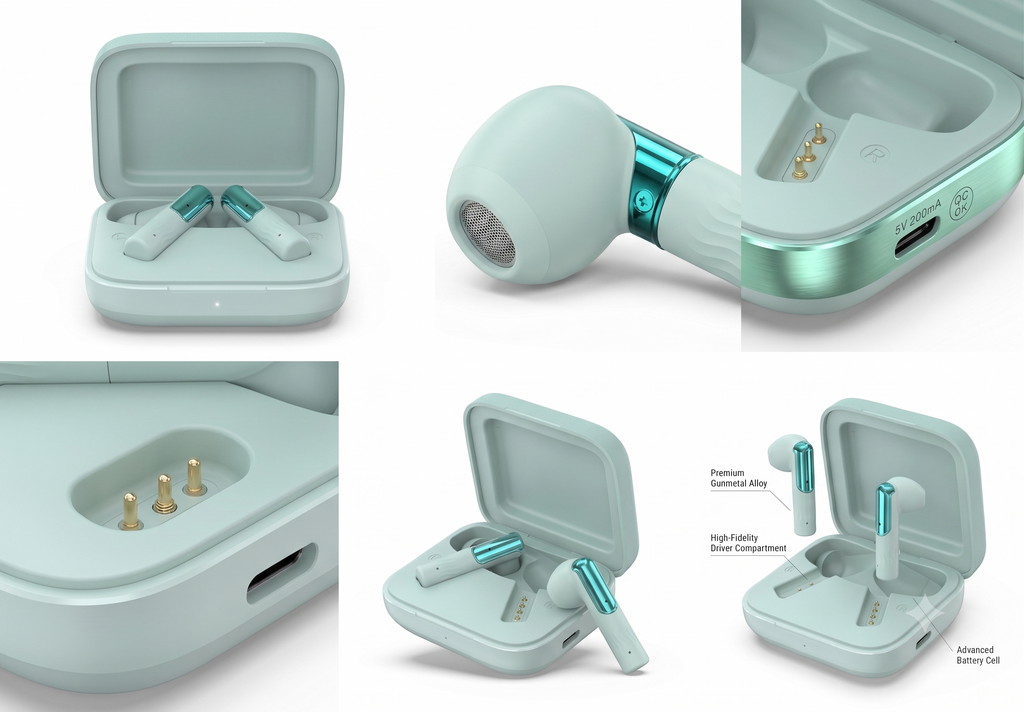 AMYTEL PANTHER EARBUDS  ( WITH NOISE CANCELATION )