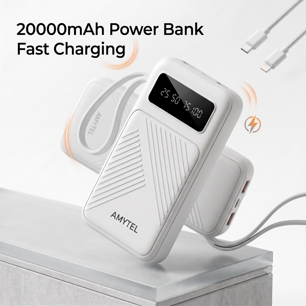 10000 mAh 18 W Compact Pocket Size Power Bank (Black, Lithium-ion, Power Delivery 2.0, Quick Charge 2.0, Power Delivery 3.0, Quick Charge 3.0 for Trimmer, Smartwatch, Smartband, Mobile, Speaker)