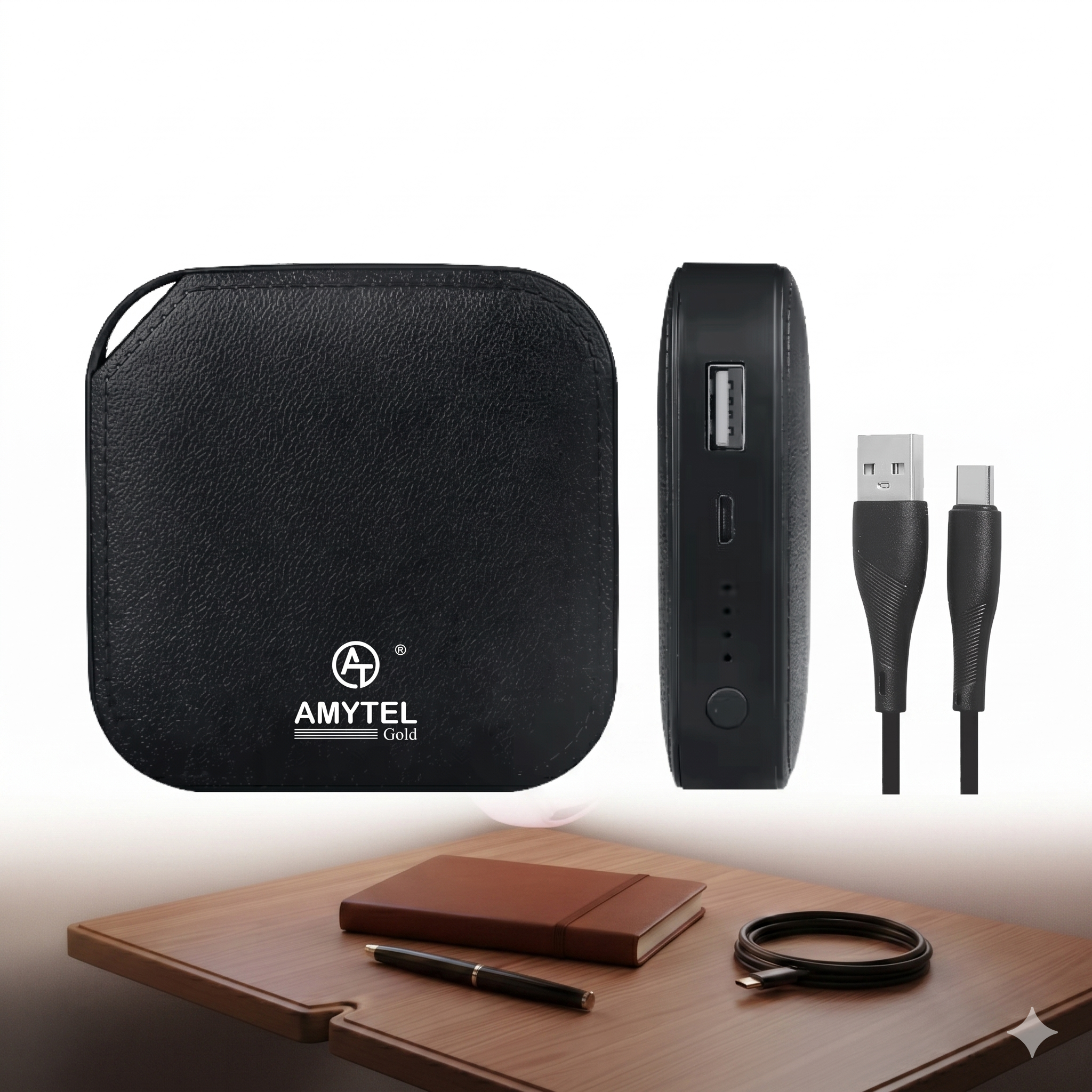AMYTEL 10000 m Ah 5 W Mini Pocket Size Power Bank (Blue, Lithium-ion, Power Delivery 2.0, Power Delivery 3.0, Quick Charge 2.0, Quick Charge 3.0 for Earbuds, Mobile, Smartwatch, Speaker, Tablet)