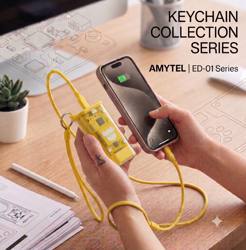 AMYTEL 5000 mAh 15 W Mini Pocket Size Power Bank ( Lithium-ion, Power Delivery 2.0, Power Delivery 3.0, Quick Charge 2.0, Quick Charge 3.0 for Mobile, Smartwatch, Speaker)