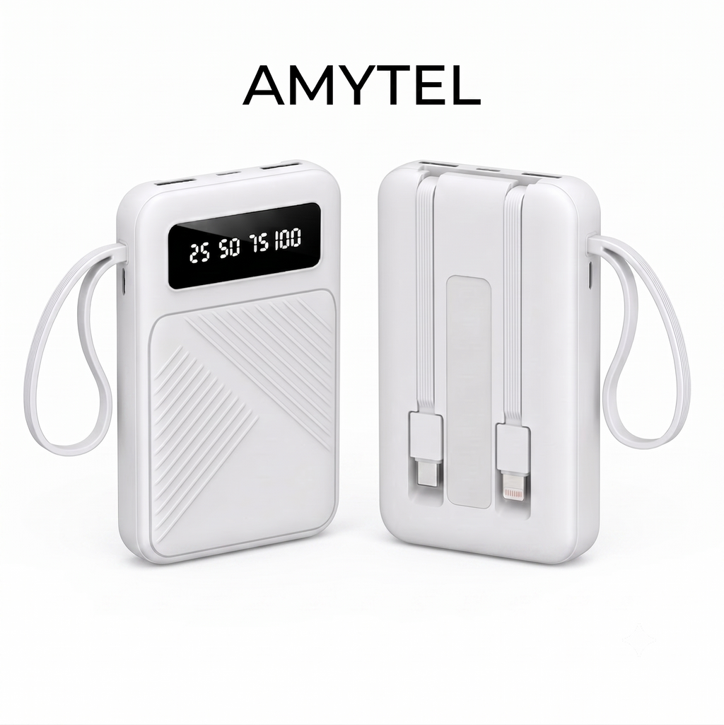 10000 mAh 18 W Compact Pocket Size Power Bank (Black, Lithium-ion, Power Delivery 2.0, Quick Charge 2.0, Power Delivery 3.0, Quick Charge 3.0 for Trimmer, Smartwatch, Smartband, Mobile, Speaker)