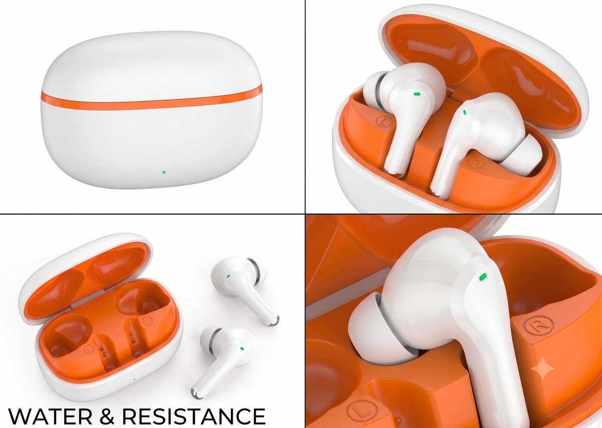 AMYTEL ELLIPSE 2.0 TWS WIRELESS WITH  HD SOUND , IN BUILT MICROPHONE , VOICE ASSISTANT, LONG PLAYTIME