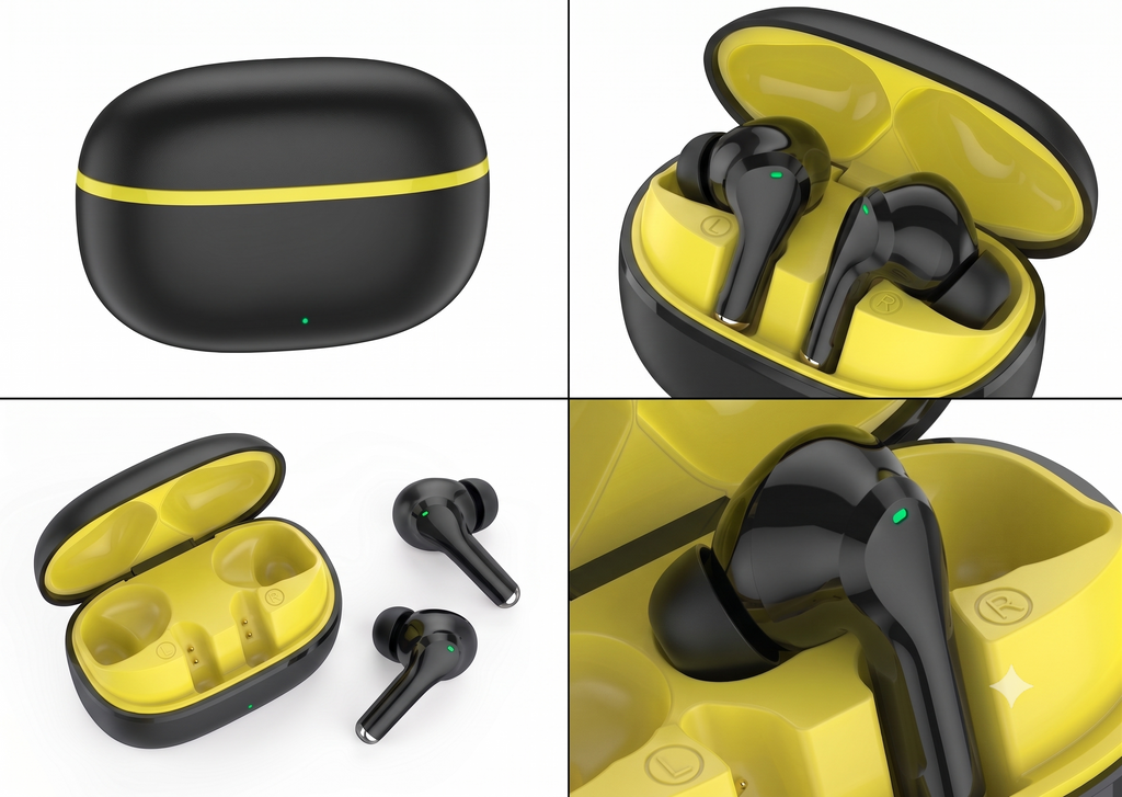 AMYTEL ELLIPSE 2.0 TWS WIRELESS WITH  HD SOUND , IN BUILT MICROPHONE , VOICE ASSISTANT, LONG PLAYTIME