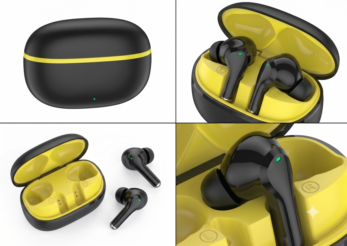 AMYTEL ELLIPSE 2.0 TWS WIRELESS WITH  HD SOUND , IN BUILT MICROPHONE , VOICE ASSISTANT, LONG PLAYTIME
