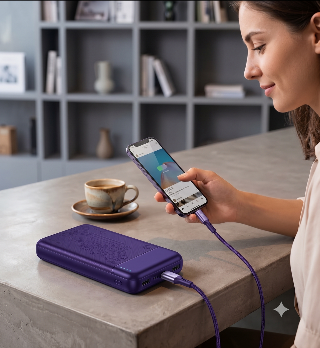AMYTEL 30000 mAh 22.5 W Compact Power Bank ( Lithium Polymer, Fast Charging for Mobile, Smartwatch, Speaker, Trimmer)