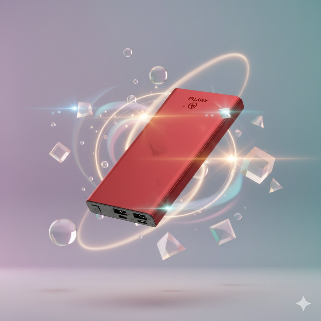 AMYTEL 10000 mAh 18 W Slim Pocket Size Power Bank