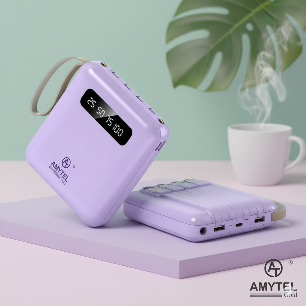 AMYTEL 10000 mAh Power Bank (18 W, Power Delivery 2.0, Power Delivery 3.0, Quick Charge 2.0, Quick Charge 3.0) (BLACK, Lithium-ion)