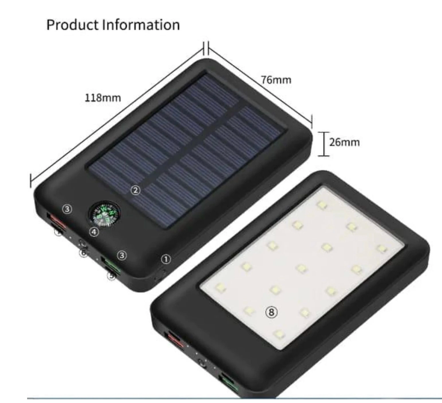 10000 mAh 18 W Compact Pocket Size Power Bank (Black, Lithium-ion, Power Delivery 3.0, Quick Charge 2.0, Power Delivery 3.0, Quick Charge 3.0 for Trimmer, Mobile, Earbuds, Smartwatch, Speaker, Tablet)