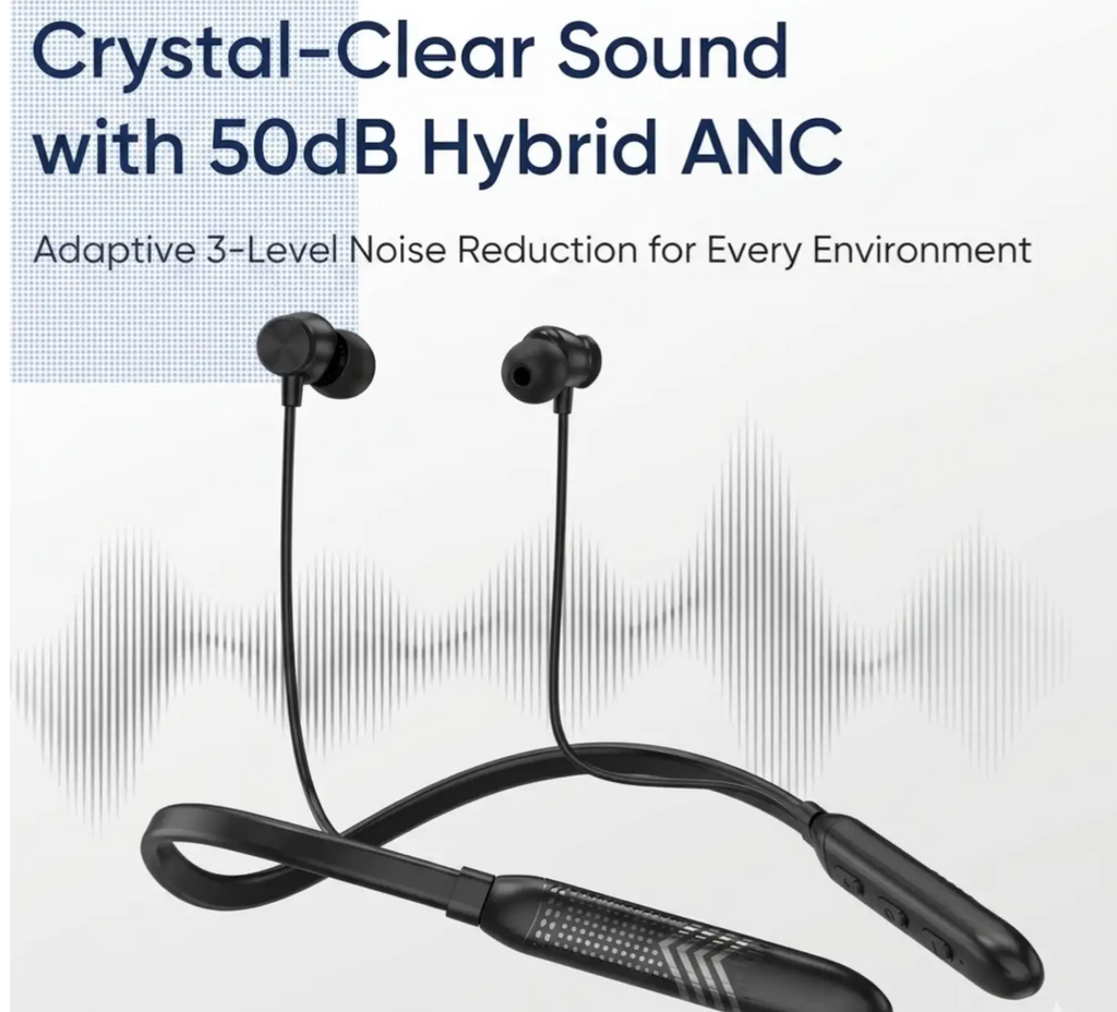 AMYTEL NECKBAND_BLK Bluetooth Headset ( In the Ear)