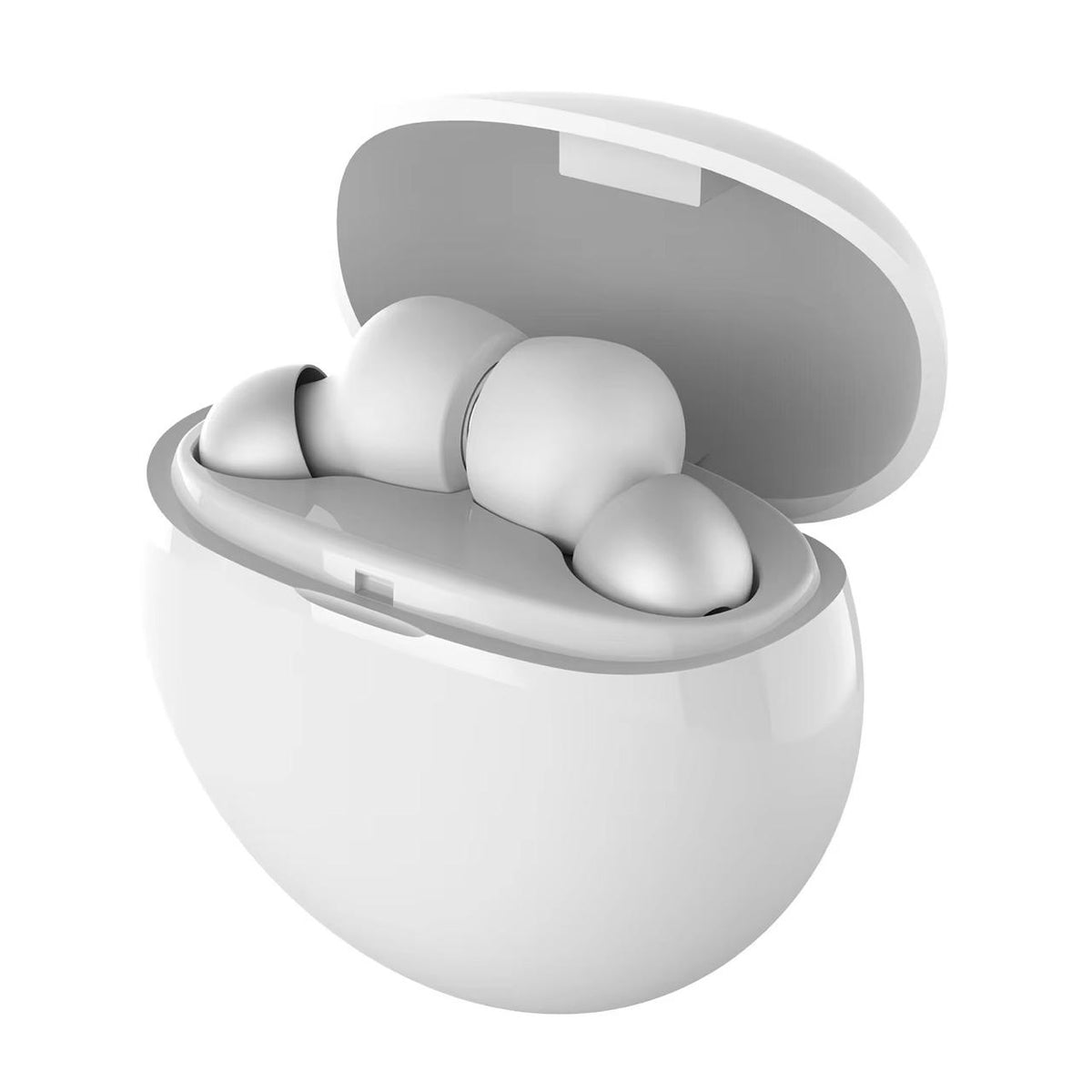 AMYTEL TWS-V-WHT01  TWS WIRELESS WITH  HD SOUND , IN BUILT MICROPHONE , VOICE ASSISTANT, LONG PLAYTIME