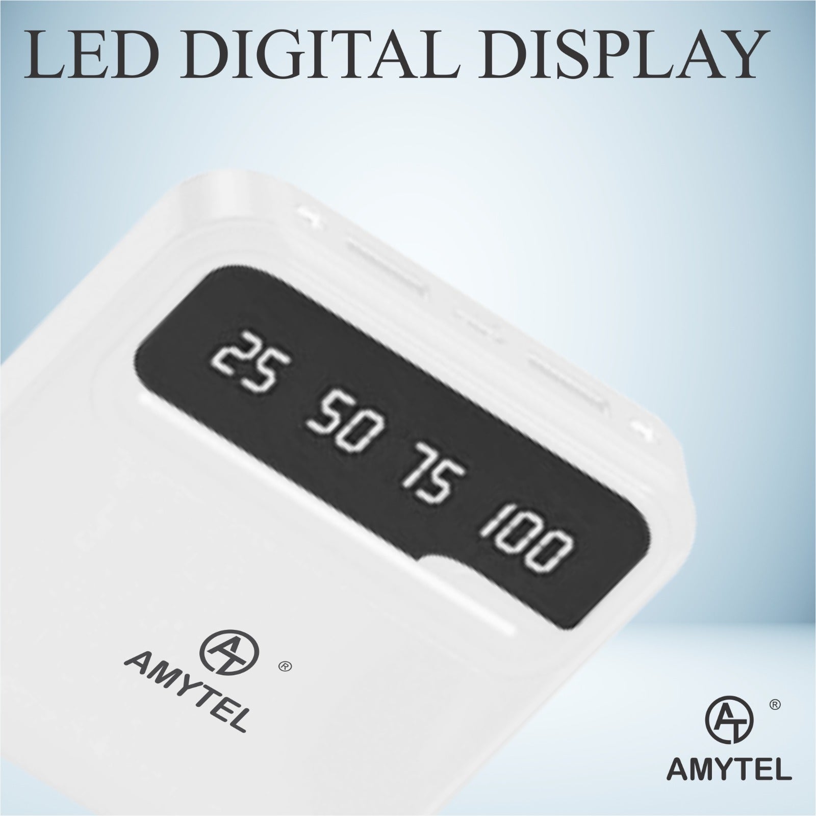 AMYTEL 10000 mAh Power Bank (15 W, Fast Charging, Power Delivery 2.0, Power Delivery 3.0, Quick Charge 2.0, Quick Charge 3.0)