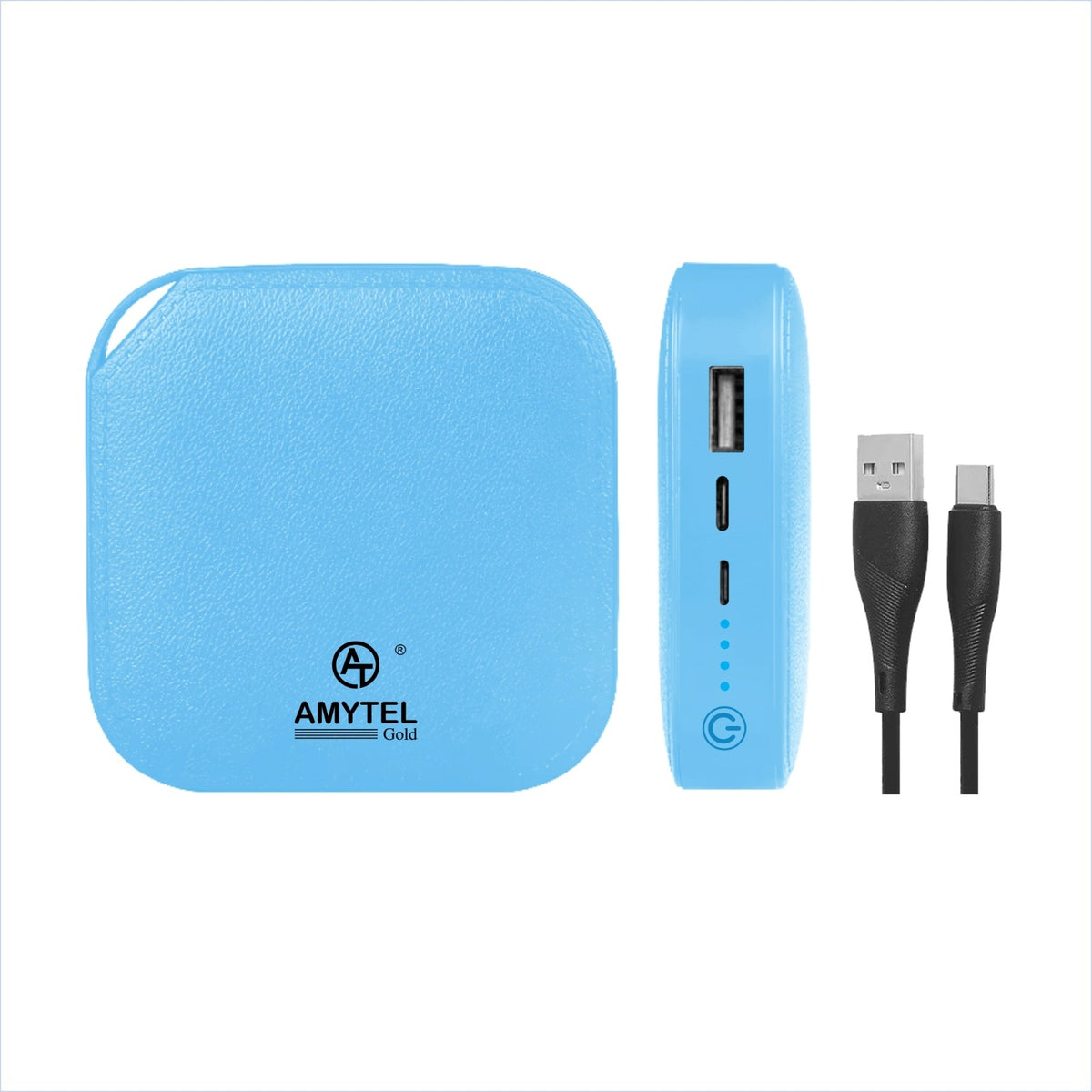 AMYTEL 10000 m Ah Mini Pocket Size Power Bank (Lithium-ion,  Quick Charge3.0 for Earbuds, Mobile, Smartwatch, Speaker, Tablet)