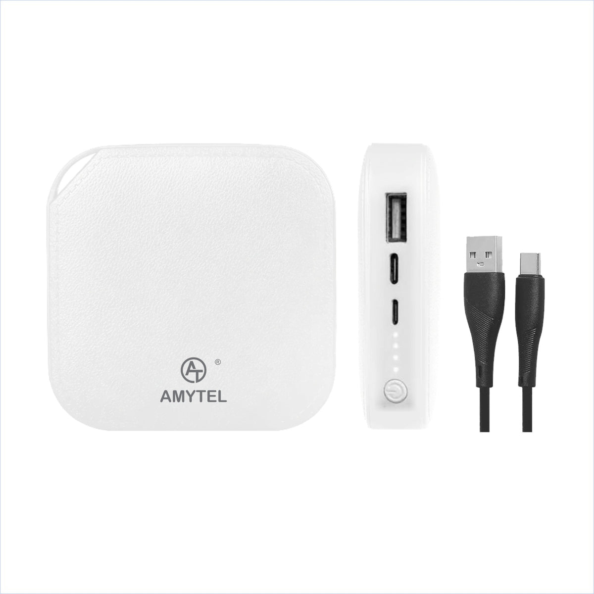 AMYTEL 10000 m Ah Mini Pocket Size Power Bank (Lithium-ion,  Quick Charge3.0 for Earbuds, Mobile, Smartwatch, Speaker, Tablet)