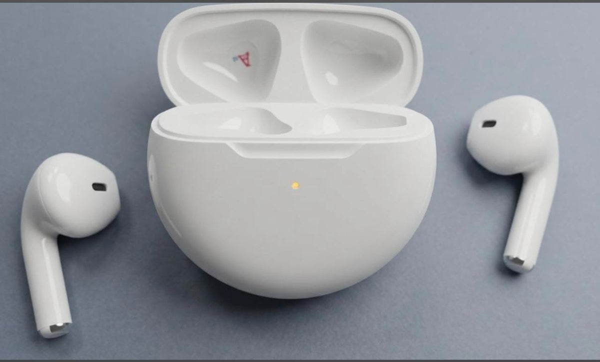 AMYTEL TWS-V-WHT01  TWS WIRELESS WITH  HD SOUND , IN BUILT MICROPHONE , VOICE ASSISTANT, LONG PLAYTIME
