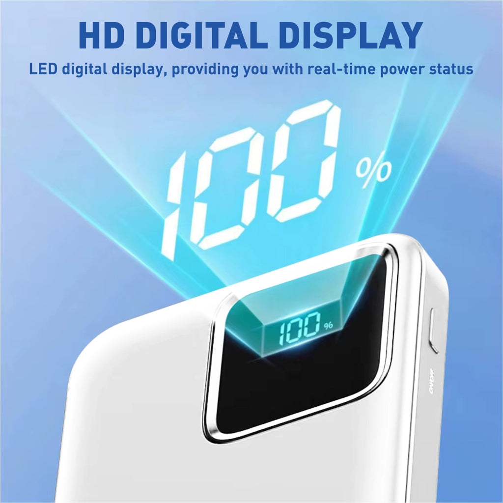 10000 mAh 22 W Compact Pocket Size Power Bank (Black, Lithium Polymer, Power Delivery 2.0, Power Delivery 3.0, Quick Charge 2.0, Quick Charge 3.0 for Mobile, Smartwatch, Smartband, Speaker, Trimmer)