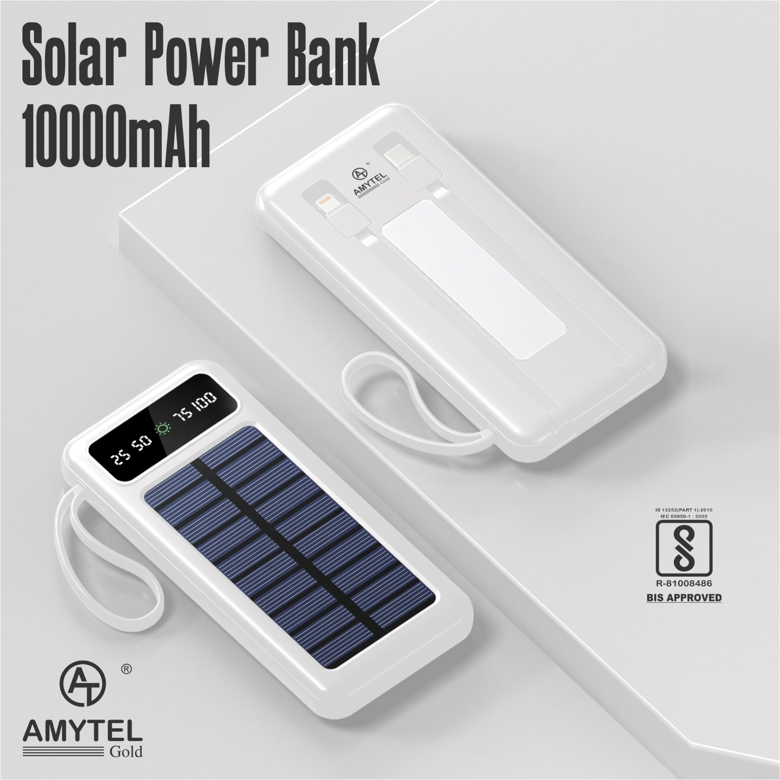 10000 mAh 22 W Compact Power Bank (BLACK, Lithium Polymer, Power Delivery 2.0, Power Delivery 3.0, Quick Charge 2.0, Quick Charge 3.0 for Earbuds, Mobile, Smartwatch, Speaker, Tablet, Trimmer)